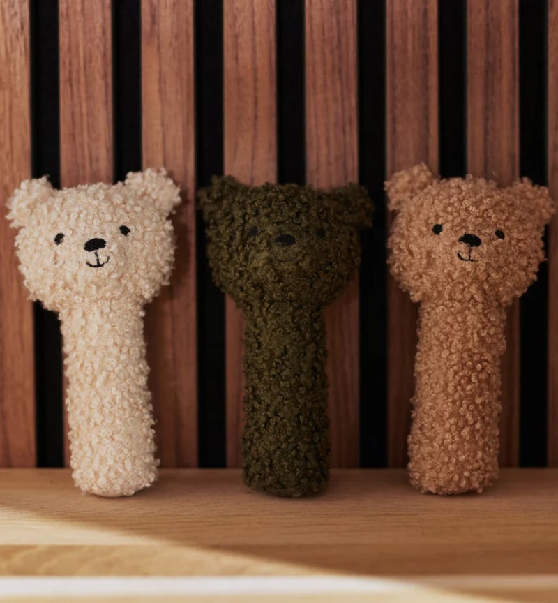 Jollein Rattle Teddy Bear Biscuit - Image 3
